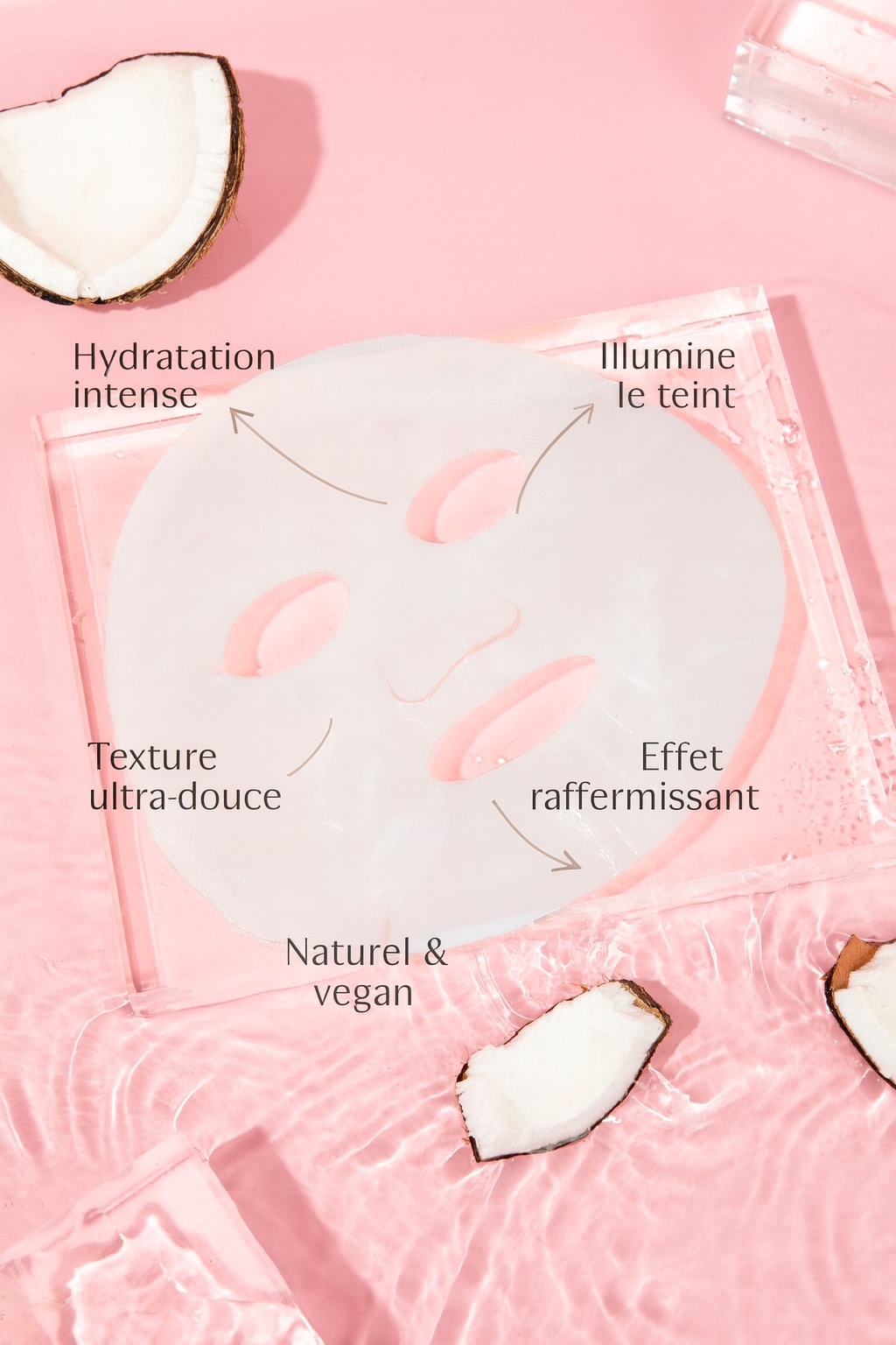 🌸 Masques au collagène hydratants