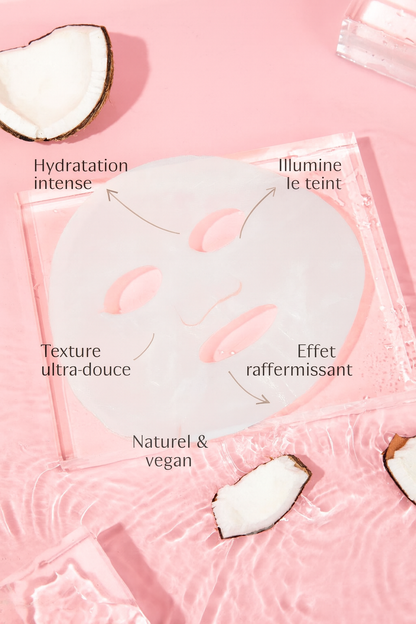 🌸 Masques au collagène hydratants